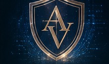 The AegisVault shield — a modern digital shield bearing the AegisVault crest.